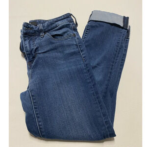 Liverpool Los Angeles Women's Blue and Navy Jeans Crop Size 2/26